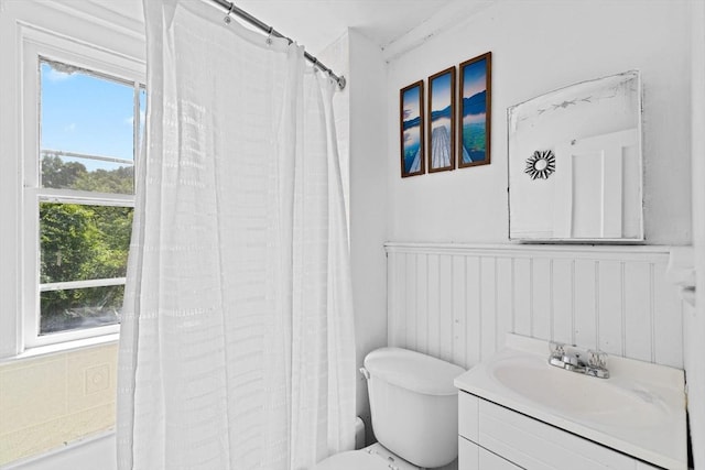 553 Center St, Hanover, MA 02339 - bathroom featuring vanity, a tub to relax in, and a shower with shower curtain