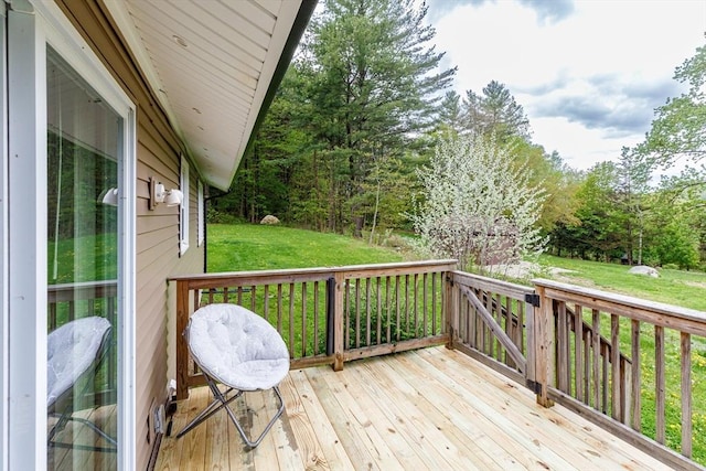 3 Bayberry Ln, Westfield, MA 01085 - wooden deck with a yard