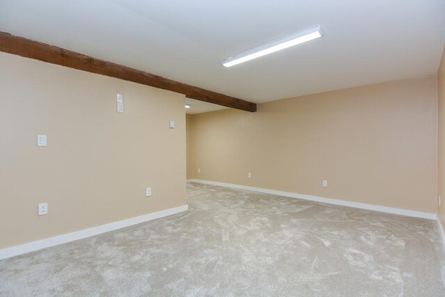 649 S Main St, Raynham, MA 02767 - finished below grade area featuring light carpet and baseboards