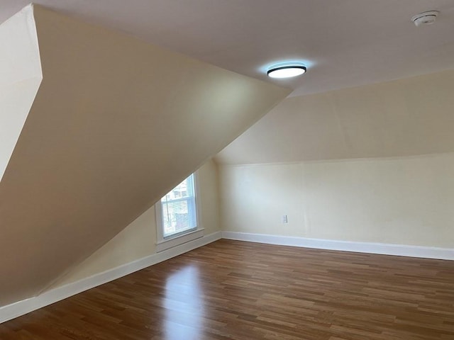 49 Euclid Ave, Springfield, MA 01108 - bonus room featuring wood finished floors, vaulted ceiling, and baseboards