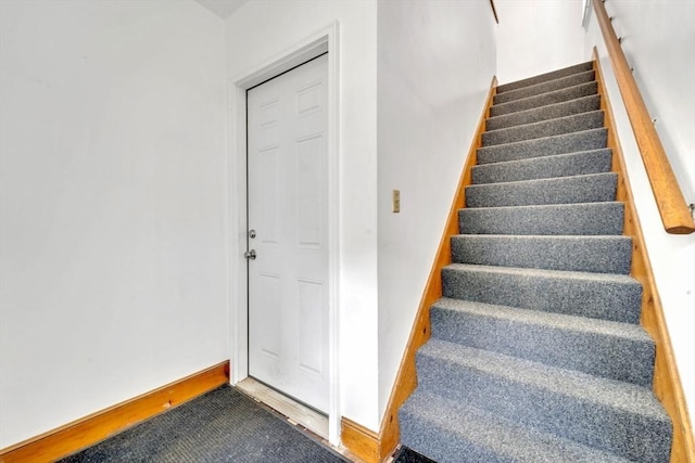 131 Beacon St Unit 4, Chelsea, MA 02150 - stairs featuring baseboards and wood finished floors
