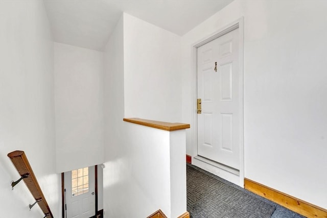 131 Beacon St Unit 4, Chelsea, MA 02150 - stairs with baseboards