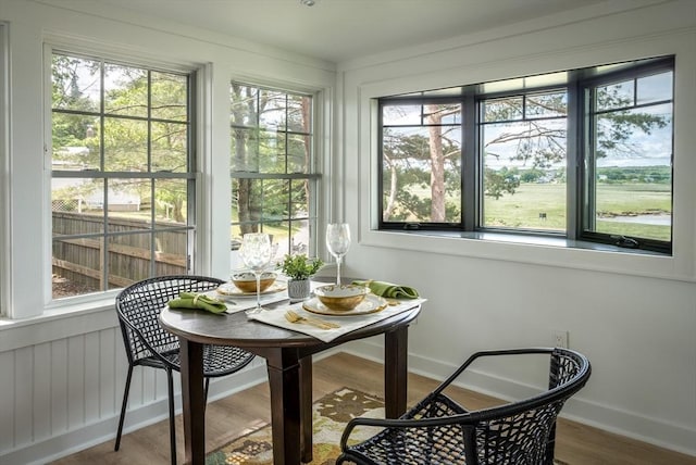 sunroom / solarium with plenty of natural light