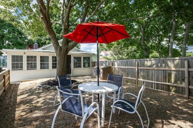 view of patio