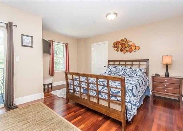 255 Winter St Unit 305, Waltham, MA 02451 - bedroom featuring wood finished floors