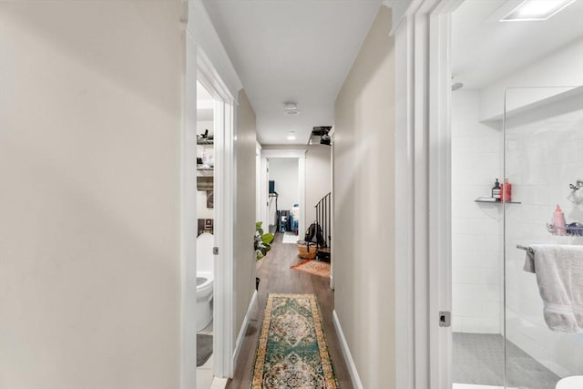 23 Dix St Unit 1, Boston, MA 02122 - hallway featuring wood finished floors
