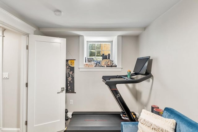 23 Dix St Unit 1, Boston, MA 02122 - exercise area featuring baseboards