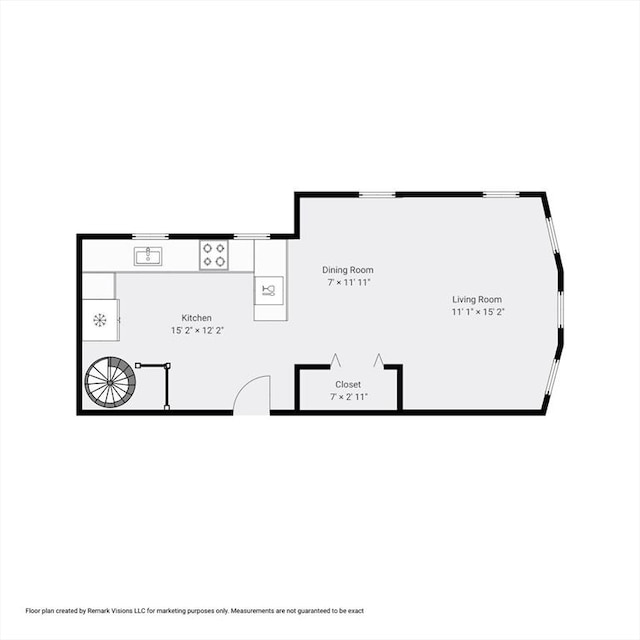 23 Dix St Unit 1, Boston, MA 02122 - floor plan / room layout