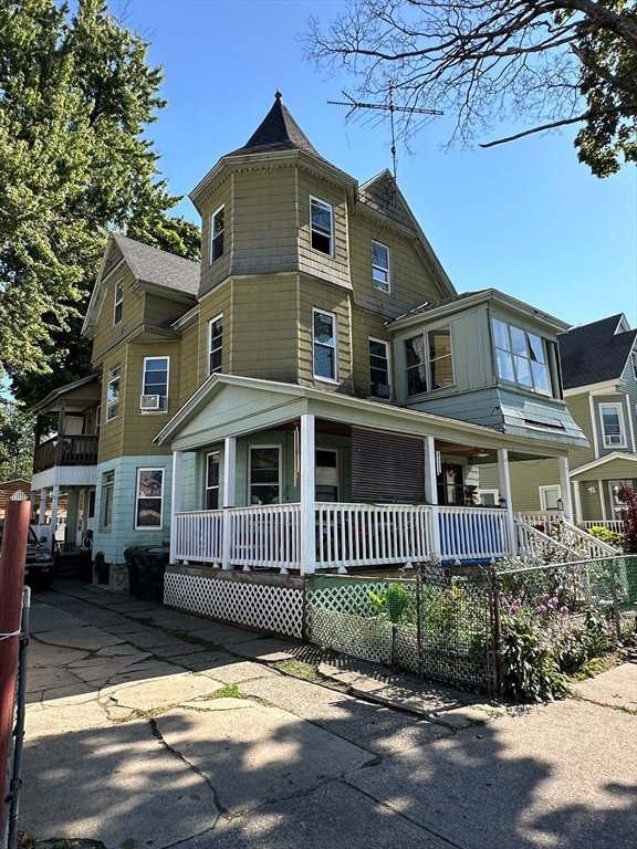 victorian home featuring a porch