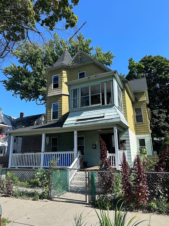 victorian home with a porch