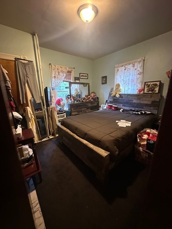 bedroom featuring carpet floors