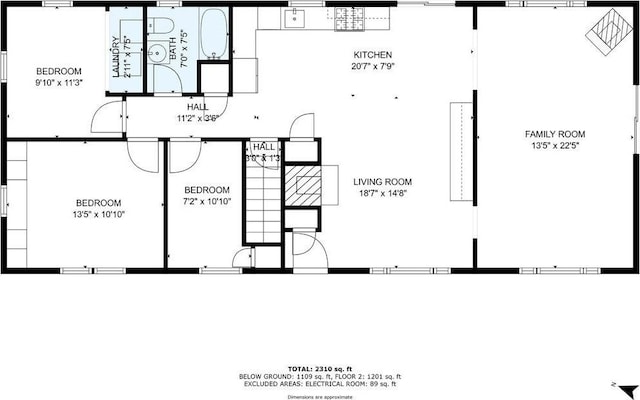 floor plan / room layout