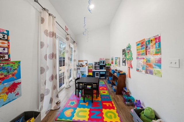 101 Old Westport Rd, Dartmouth, MA 02747 - game room featuring wood finished floors and vaulted ceiling