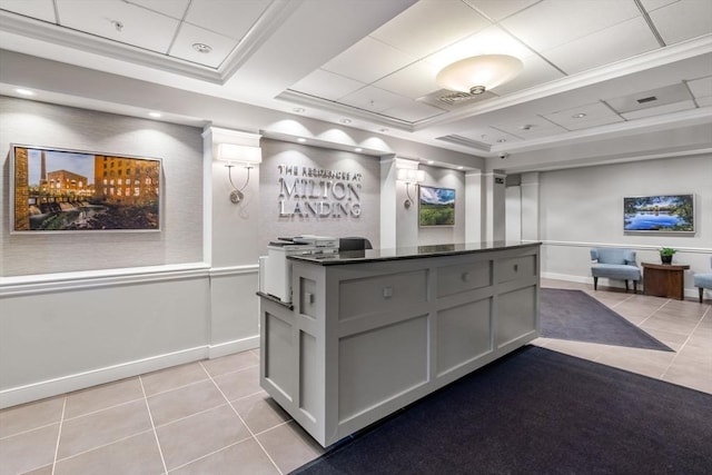 reception area featuring visible vents