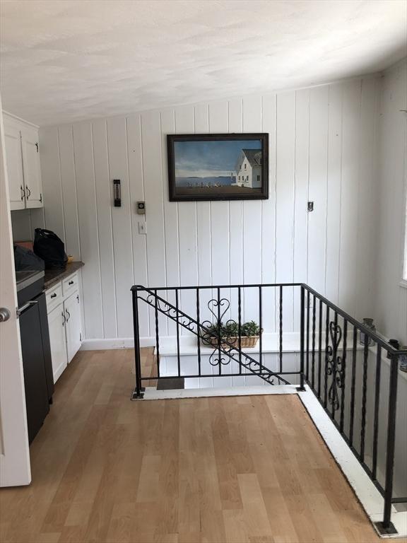 interior space featuring plenty of natural light and light hardwood / wood-style floors