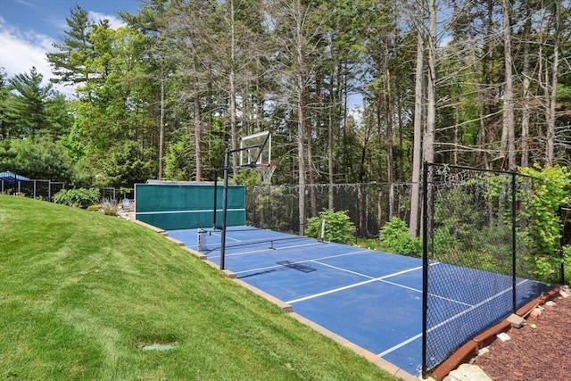 52 Sylvan Dr, Stow, MA 01775 - view of sport court with community basketball court and a view of trees
