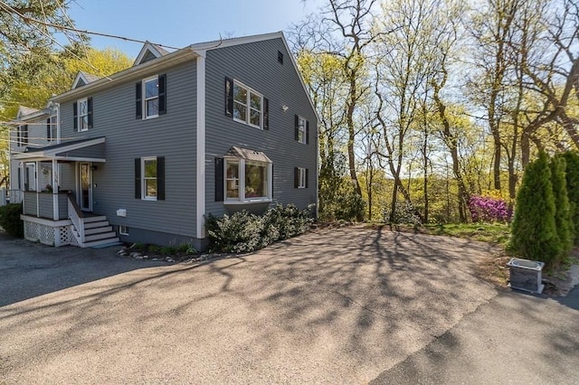 view of side of property