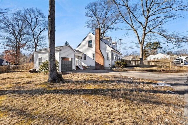 view of side of property