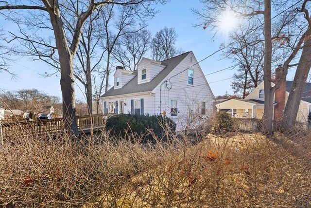view of property exterior