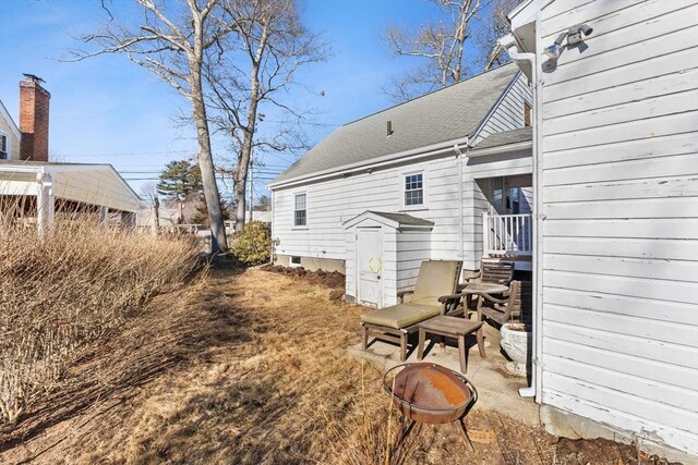 back of house featuring a patio area