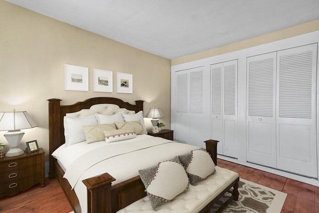 47 Stetson, Haverhill, MA 01835 - bedroom with hardwood / wood-style flooring and multiple closets