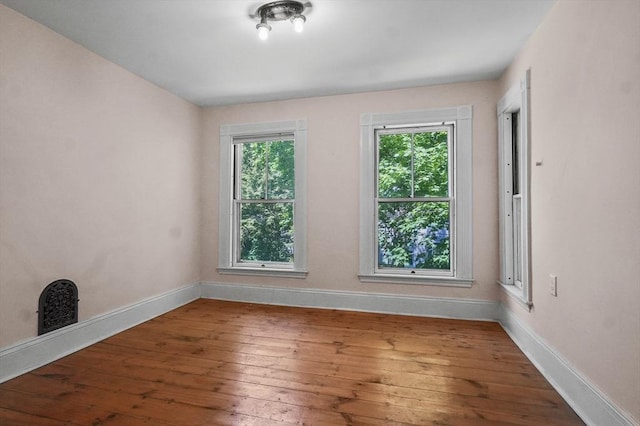 47 Stetson, Haverhill, MA 01835 - spare room with baseboards and wood-type flooring