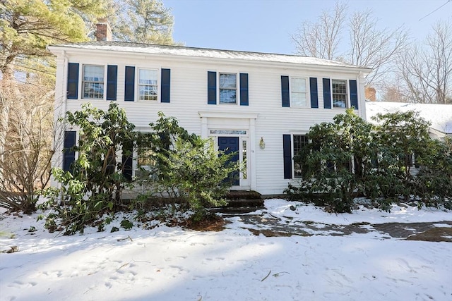 view of colonial house