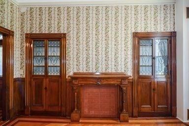 32 Mount Pleasant St, North Brookfield, MA 01535 - interior space with wallpapered walls