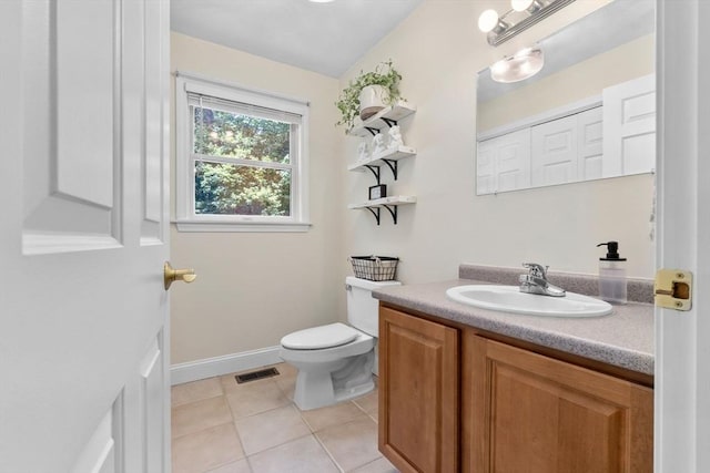27 Harnden Rd, Billerica, MA 01821 - bathroom featuring vanity, tile patterned floors, and toilet