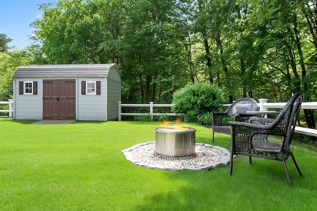 27 Harnden Rd, Billerica, MA 01821 - view of yard featuring a fire pit