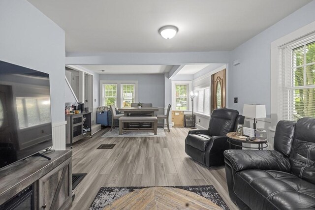 25 Bayley Ter, Weymouth, MA 02190 - living area with light wood finished floors
