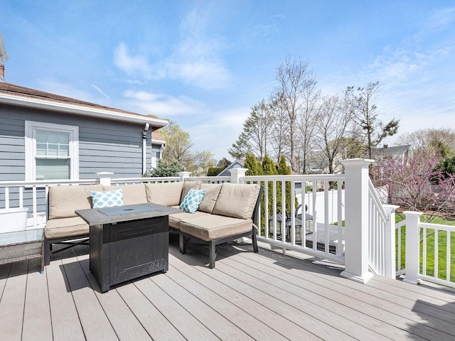55 Bruce Rd, Waltham, MA 02453 - wooden terrace featuring an outdoor hangout area
