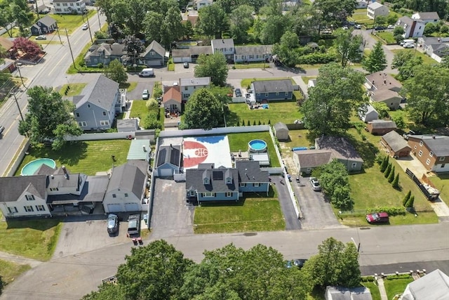 51 Crystal St, Lowell, MA 01852 - aerial view of property and surrounding area featuring nearby suburban area