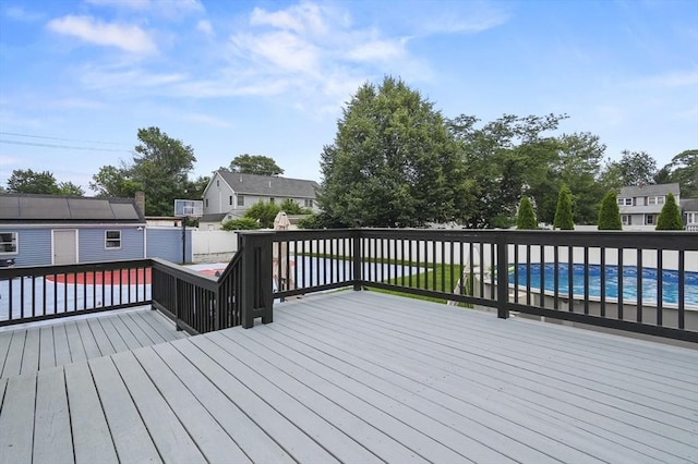 51 Crystal St, Lowell, MA 01852 - wooden deck with a residential view