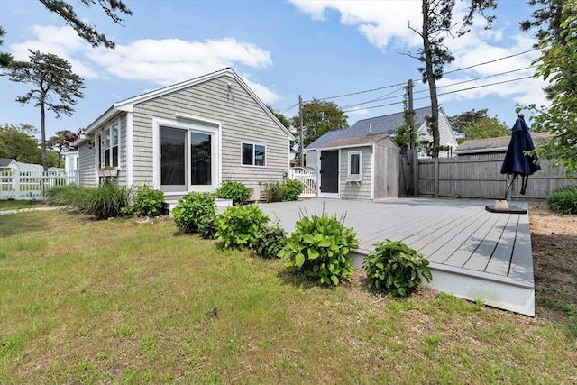 242 Old Wharf Rd Unit B4, Dennis, MA 02639 - rear view of property featuring a wooden deck