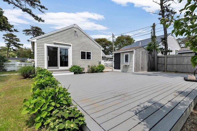 242 Old Wharf Rd Unit B4, Dennis, MA 02639 - wooden terrace with a fenced backyard