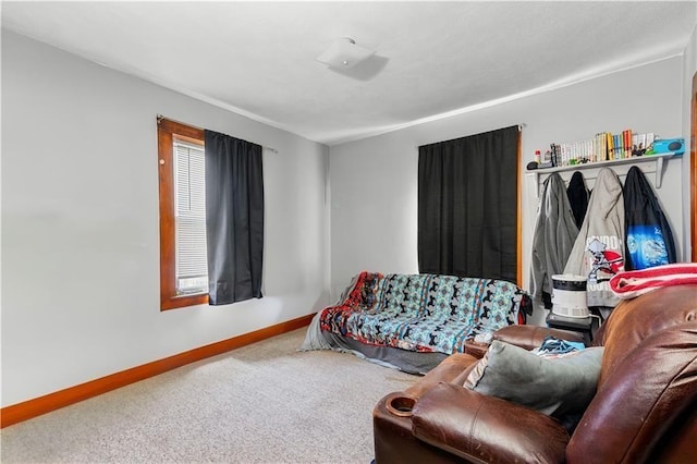75 Winthrop Ave, West Warwick, RI 02893 - living room featuring carpet flooring and baseboards
