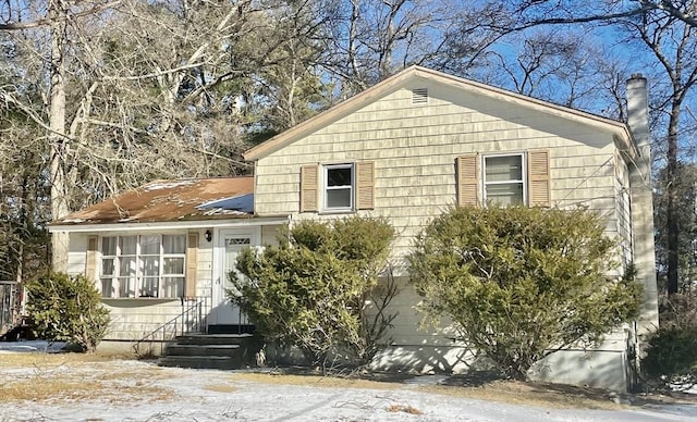 view of front of house