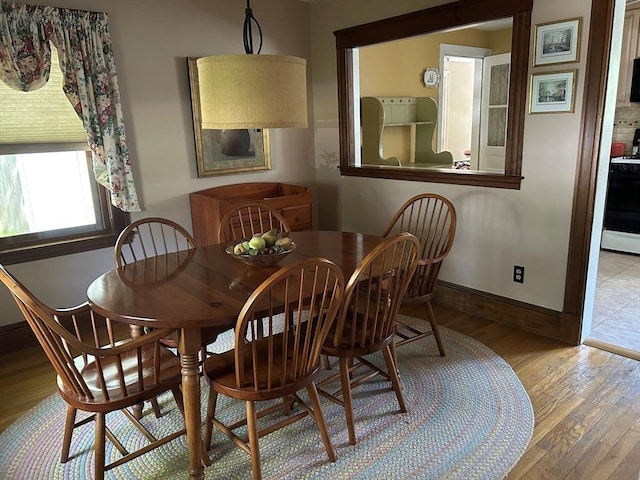 202 Madison St, Dedham, MA 02026 - dining area featuring wood finished floors and baseboards