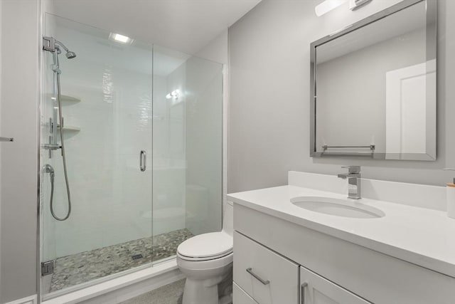 2 Rockwood Ter Unit 2, Newton, MA 02466 - full bathroom with vanity, toilet, and a stall shower