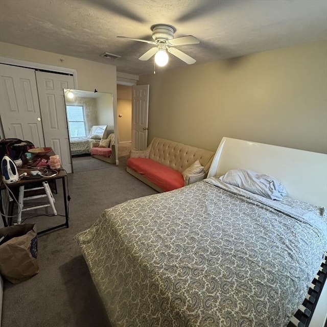 1928 N Main St Unit 4, Fall River, MA 02720 - carpeted bedroom featuring ceiling fan and a closet