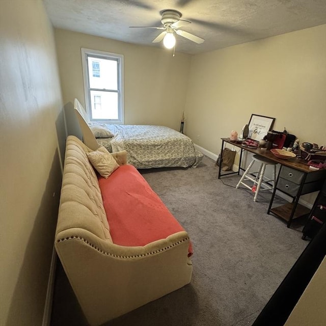 1928 N Main St Unit 4, Fall River, MA 02720 - bedroom featuring carpet and ceiling fan