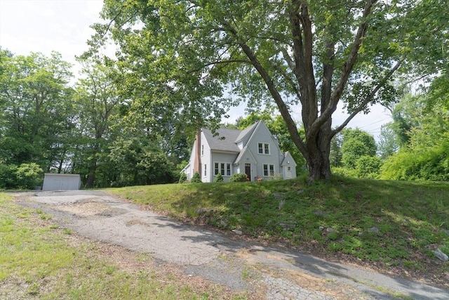 1194 Thorndike St, Palmer, MA 01069 - view of front of house with a storage shed