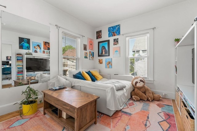 living room with healthy amount of natural light