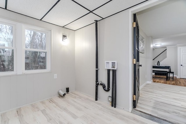 washroom featuring light hardwood / wood-style floors