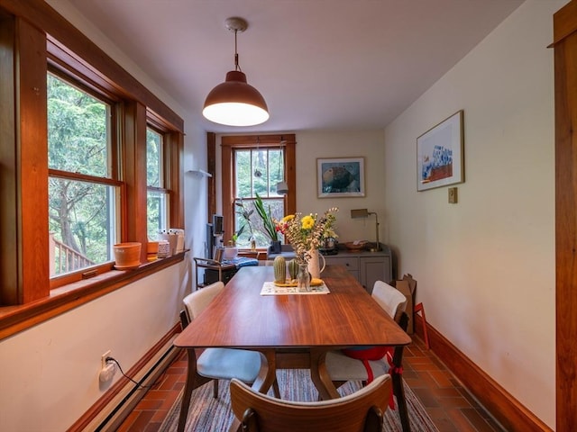 303 S St, Northampton, MA 01060 - dining area with baseboards