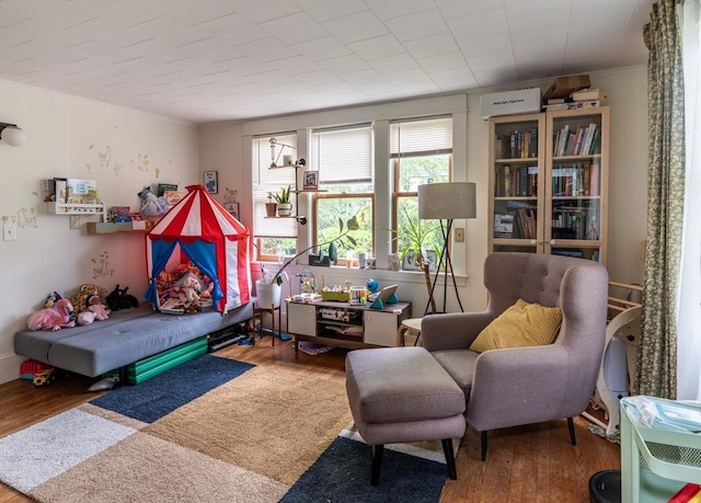303 S St, Northampton, MA 01060 - recreation room featuring wood finished floors and ornamental molding