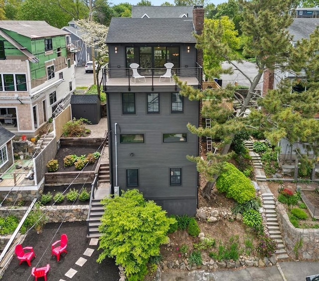 9 Upland Rd, Marblehead, MA 01945 - aerial view of property and surrounding area