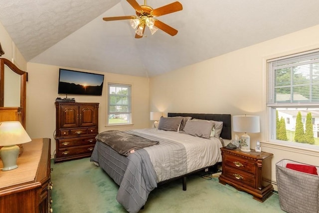 20 Starling Way, Leominster, MA 01453 - bedroom with carpet, lofted ceiling, and ceiling fan