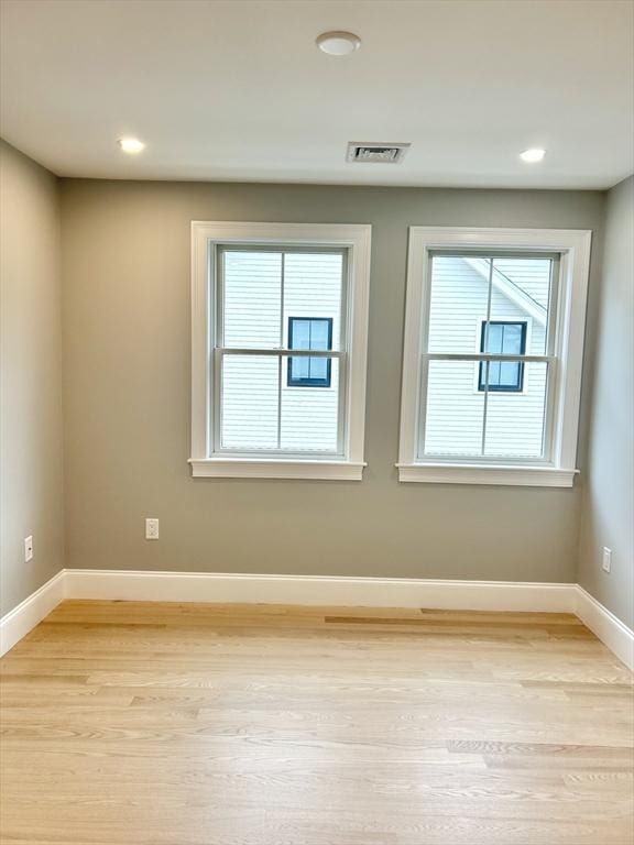 50 York Ave Unit 50, Watertown, MA 02472 - unfurnished room featuring light wood finished floors and recessed lighting